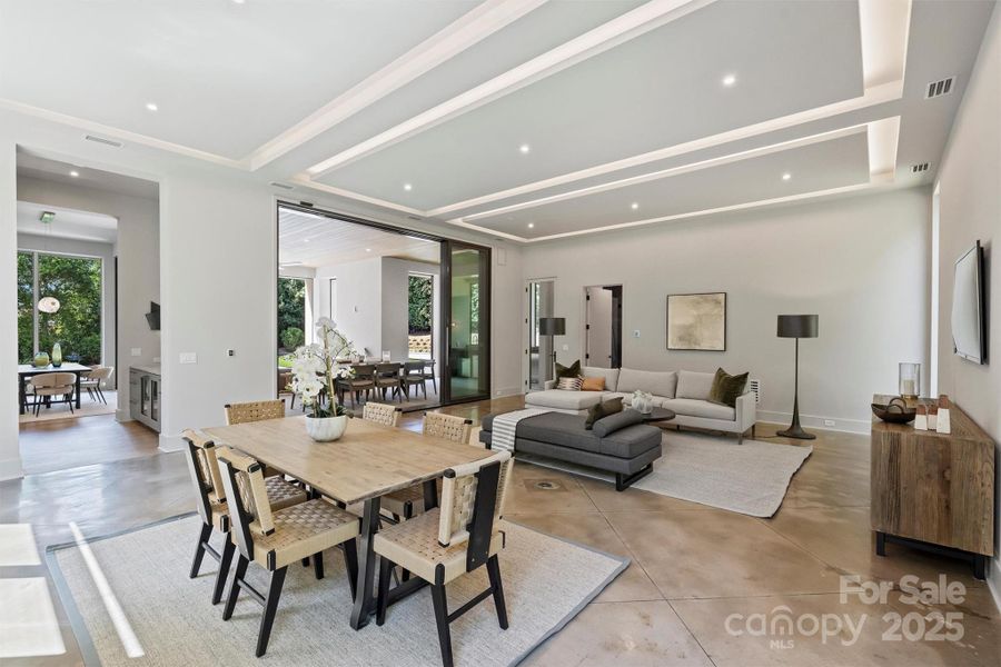 Furnished interior view inside a new home in , Charlotte (Image 12). Furnished interior view inside a new home in , Charlotte (Image 12).