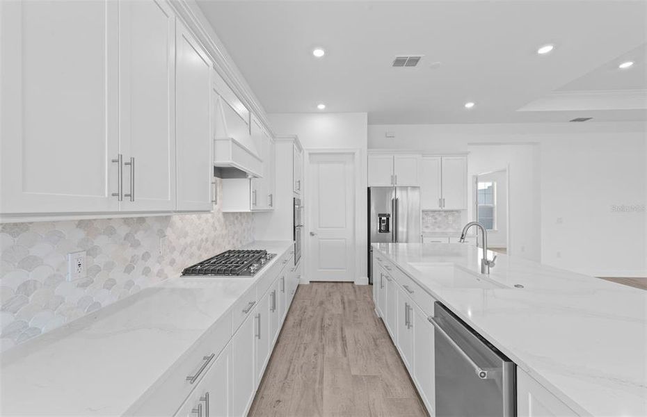 Furnished interior view inside a new home in BeachWalk by Manasota Key, Englewood (Image 7). Furnished interior view inside a new home in BeachWalk by Manasota Key, Englewood (Image 7).
