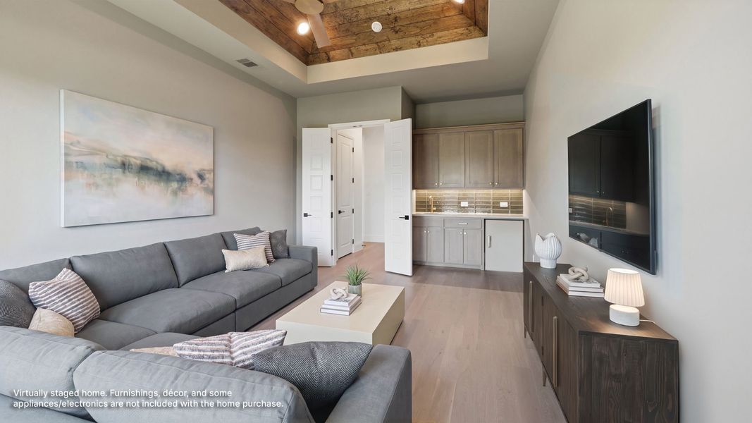 Furnished interior view inside a new home in Adkins Park, Hurst (Image 11).