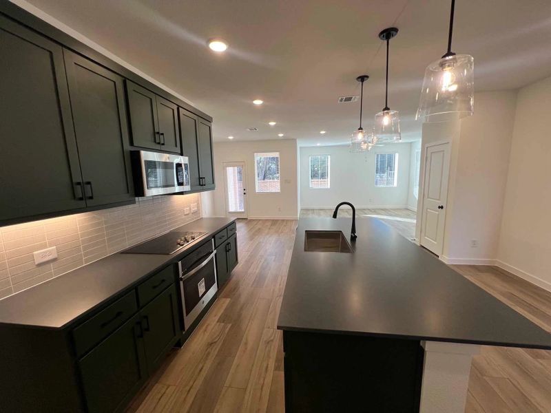 Open Kitchen-Living-Dining Room Construction Progress