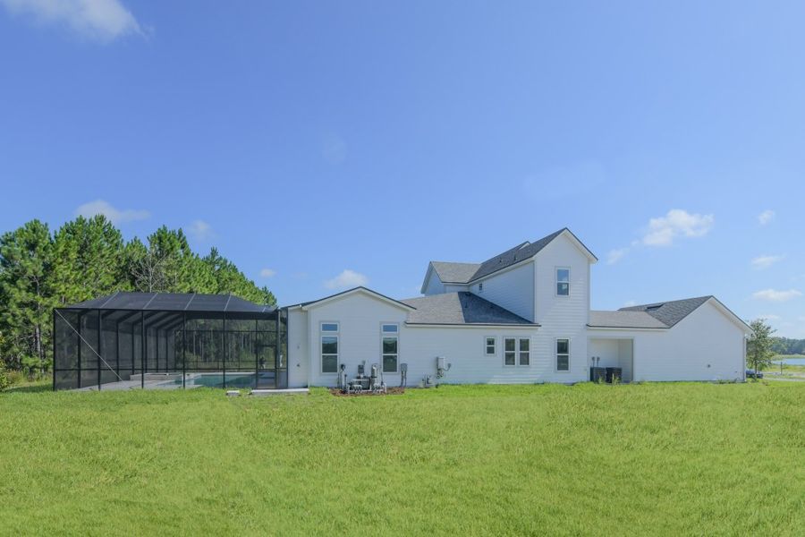 Representative exterior details of a home built from the Caspian by Riverside Homes in Hidden Creek at SilverLeaf, St. Augustine (Image 32).