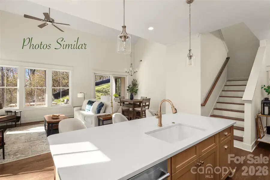 Furnished interior view inside a new home in , Hendersonville (Image 3).