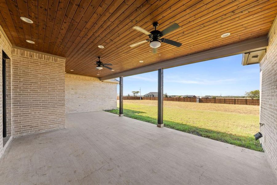 Exterior details and patio area of a home in , Midlothian (Image 2). Exterior details and patio area of a home in , Midlothian (Image 2).