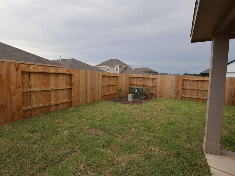 Front exterior of a new home in Indian Springs, Crosby, TX, highlighting curb appeal (Image 2). Front exterior of a new home in Indian Springs, Crosby, TX, highlighting curb appeal (Image 2).