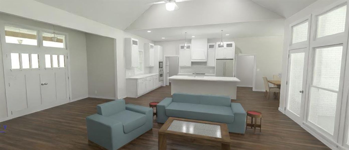 Furnished interior view inside a new home in , Lone Oak (Image 6).