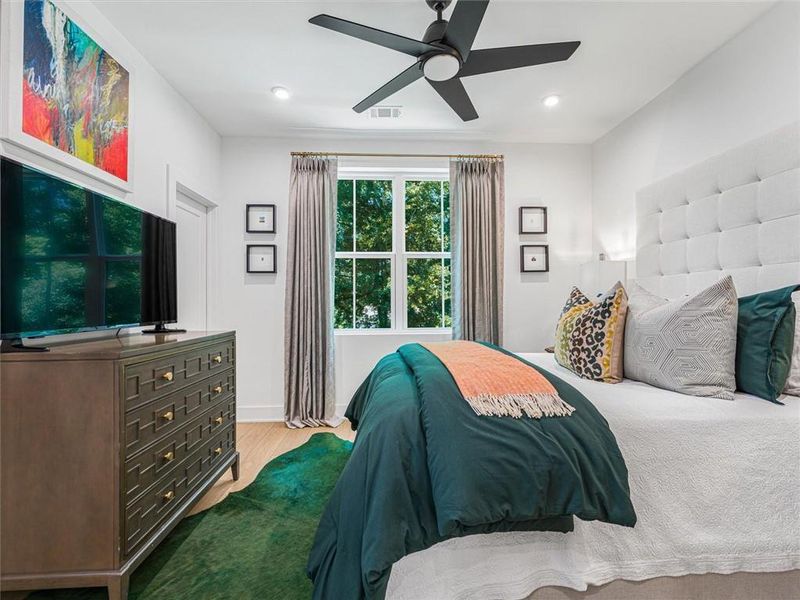 Furnished interior view inside a new home in , Atlanta (Image 17).