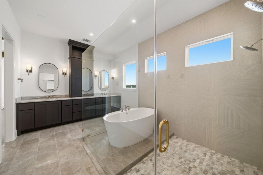 Furnished interior view inside a new home in Legacy, League City (Image 19).