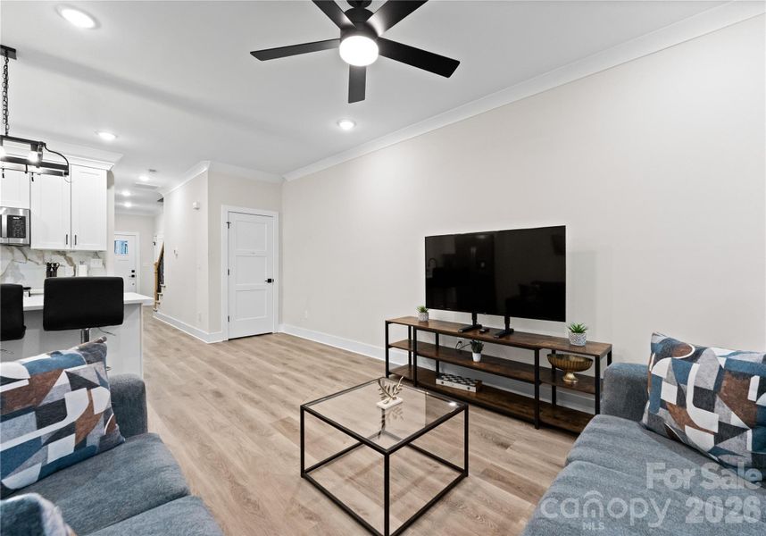 Furnished interior view inside a new home in , Charlotte (Image 6). Furnished interior view inside a new home in , Charlotte (Image 6).