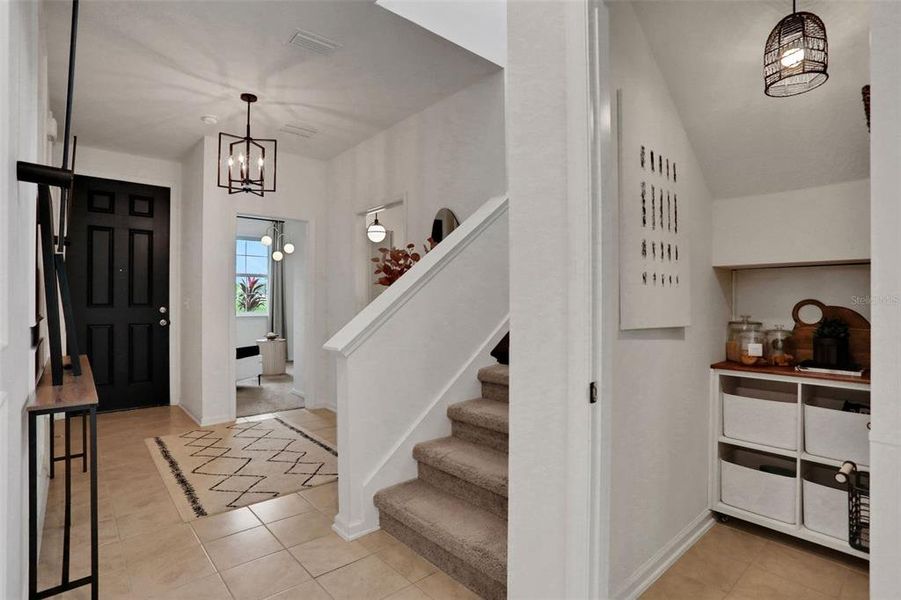 Furnished interior view inside a new home in , Palm Coast (Image 4). Furnished interior view inside a new home in , Palm Coast (Image 4).