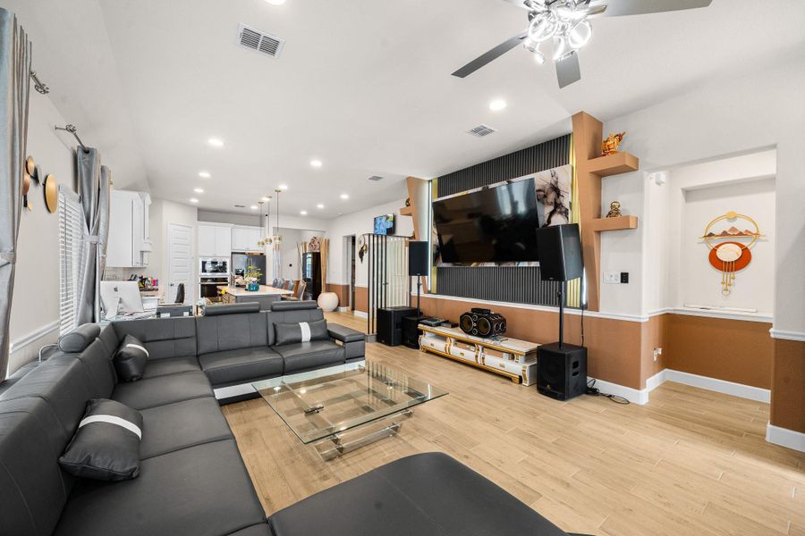 Furnished interior view inside a new home in Marvida, Cypress (Image 18).