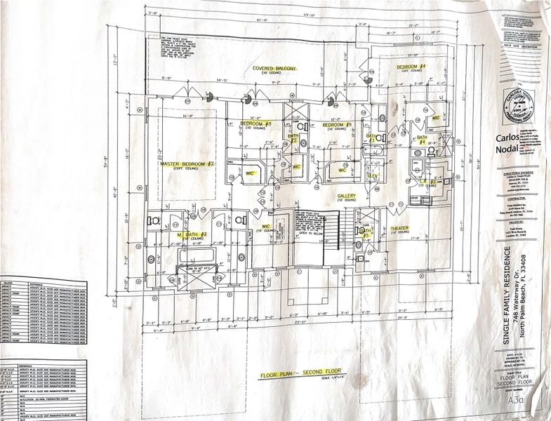 2D floor plan layout of this home in , North Palm Beach, FL (Image 4).