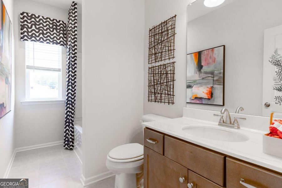 Furnished interior view inside a new home in Trellis Park, Hampton (Image 36).