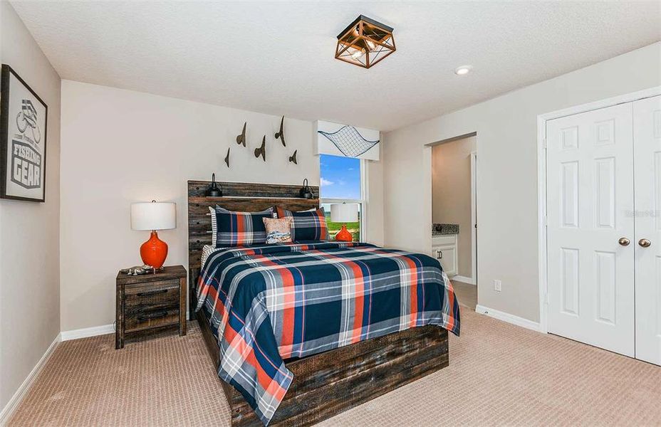 Furnished interior view inside a new home in Estates at Lake Jesup, Sanford (Image 8).