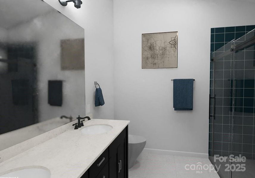 Furnished interior view inside a new home in , Statesville (Image 5).