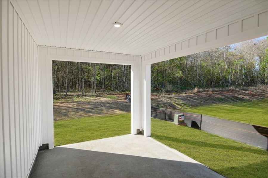 Exterior details and patio area of a home in Beech Glen, Anderson (Image 3). Exterior details and patio area of a home in Beech Glen, Anderson (Image 3).