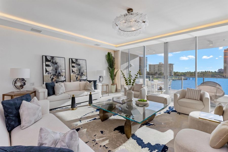 Furnished interior view inside a new home in , Boca Raton (Image 4).