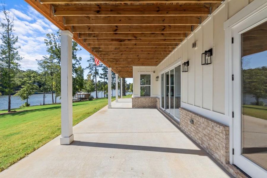 Exterior details and patio area of a home in , Monticello (Image 3).