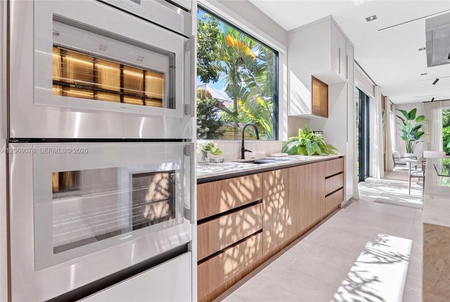 Furnished interior view inside a new home in , Miami (Image 13).