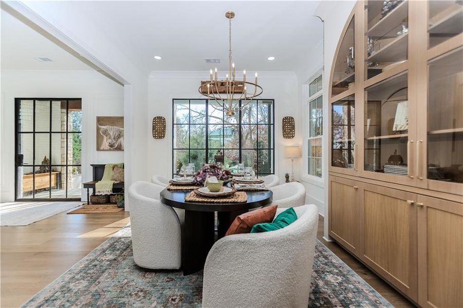 Furnished interior view inside a new home in , Dacula (Image 59).