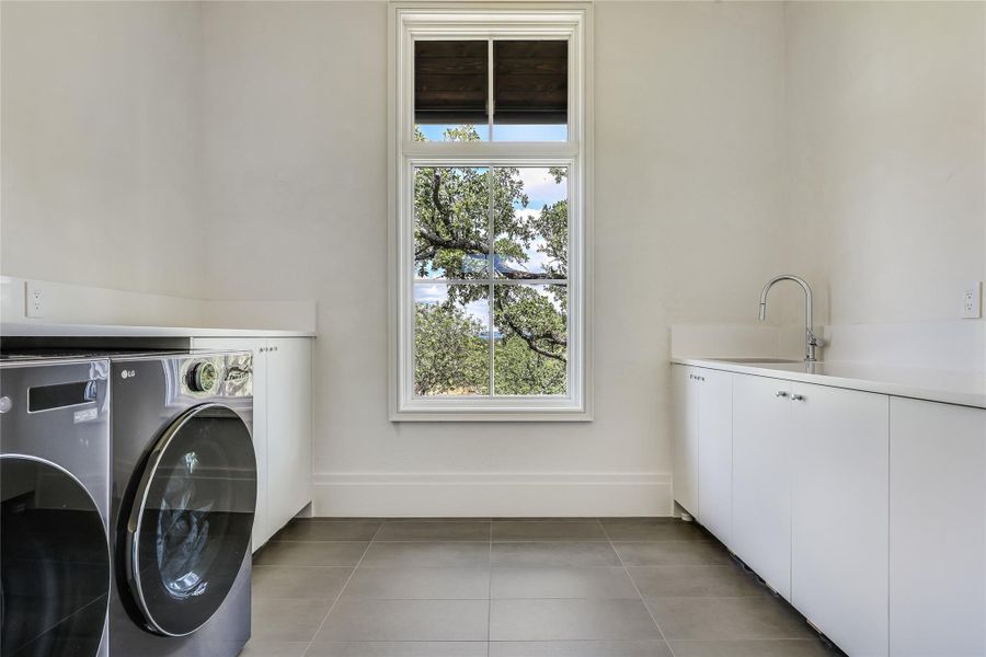 There are two laundry rooms - this is the upstairs one