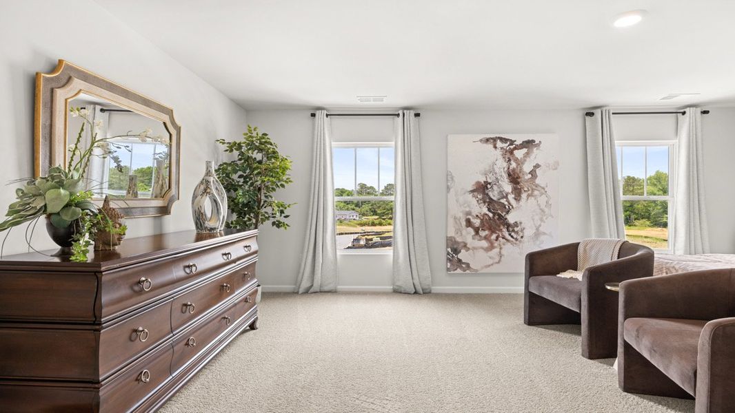 Representative furnished interior of a home built from the BELHAVEN by D.R. Horton in Pointe Park, Union City (Image 30).