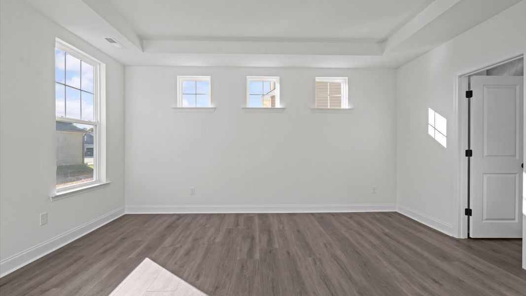 Representative furnished interior of a home built from the Ansley by DRB Homes in Sidney Creek Single Family, Zebulon (Image 19).