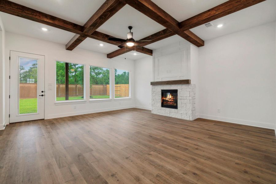 Spacious, unfurnished interior of a new home in Magnolia Woods - 70', Magnolia (Image 24).
