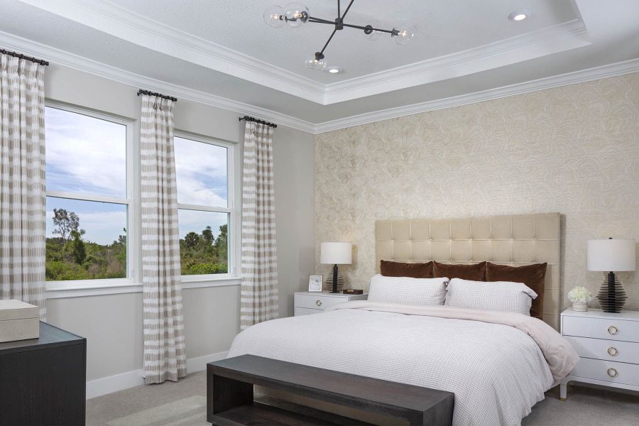 Representative furnished interior of a home built from the Topsail by Mattamy Homes in Wellen Park, Venice (Image 11).
