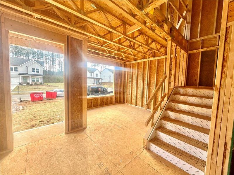 In-progress construction of a new home in The Pointe at Heron Bay, Locust Grove, GA (Image 11).