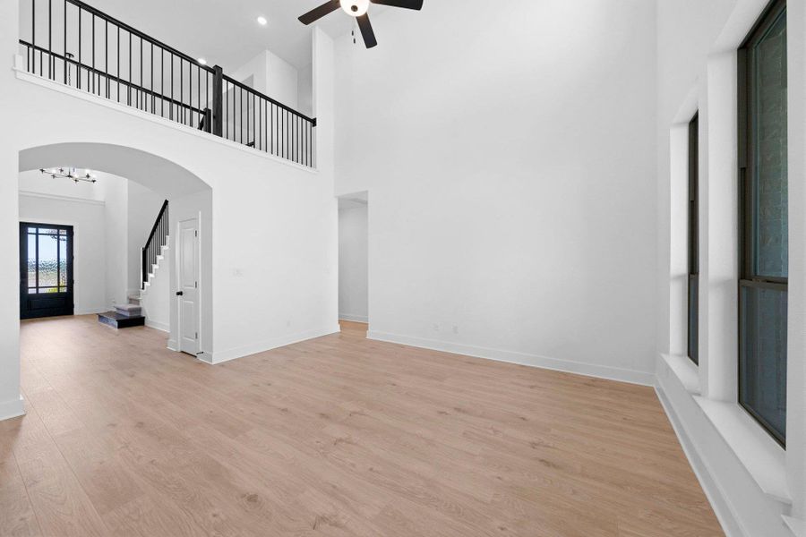 Family Room with soaring ceiling Family Room with soaring ceiling