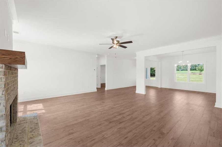 Spacious, unfurnished interior of a new home in , Cumming (Image 43).