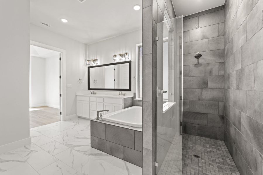 Representative furnished interior of a home built from the 5032 by Tradition Homes in Lakewood at Brookhollow – 60′ Lots, Prosper (Image 10).