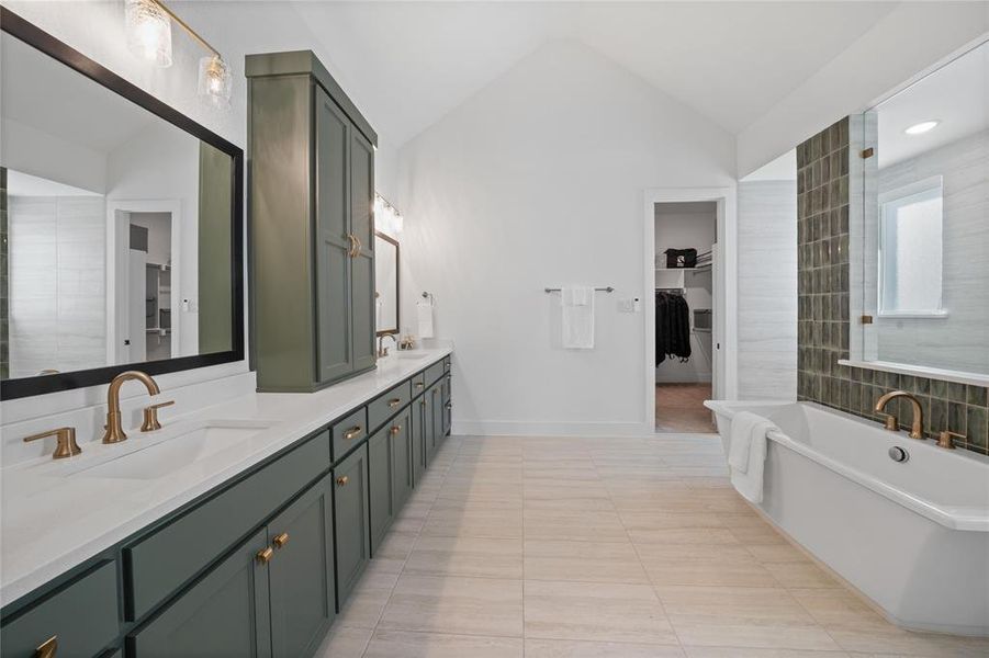 Furnished interior view inside a new home in , Prosper (Image 7).