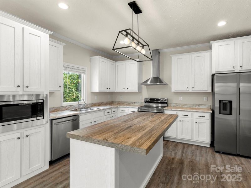 Furnished interior view inside a new home in , Hendersonville (Image 3).