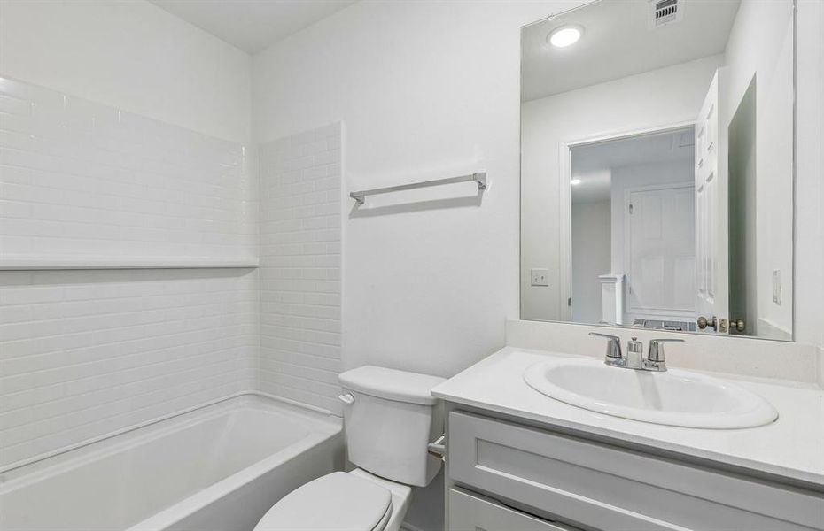 Secondary bathroom