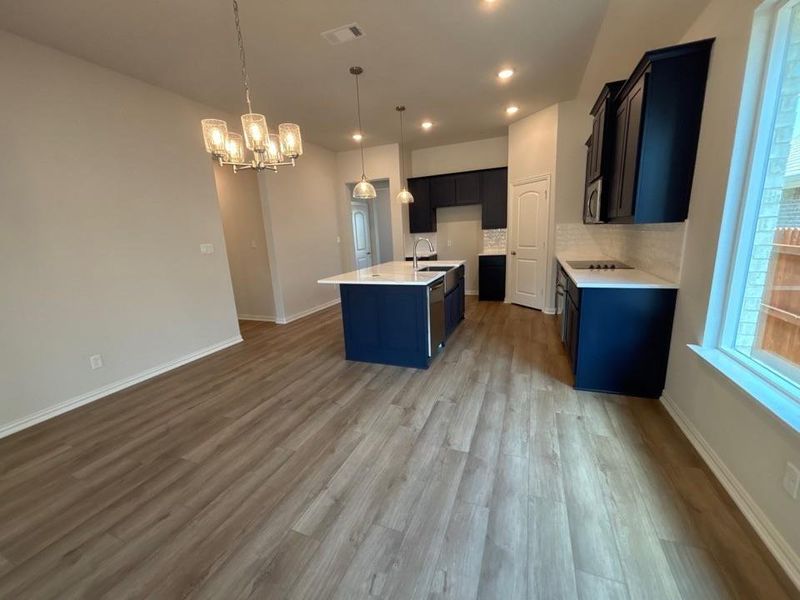 Furnished interior view inside a new home in Waterford Park, Weatherford (Image 5).