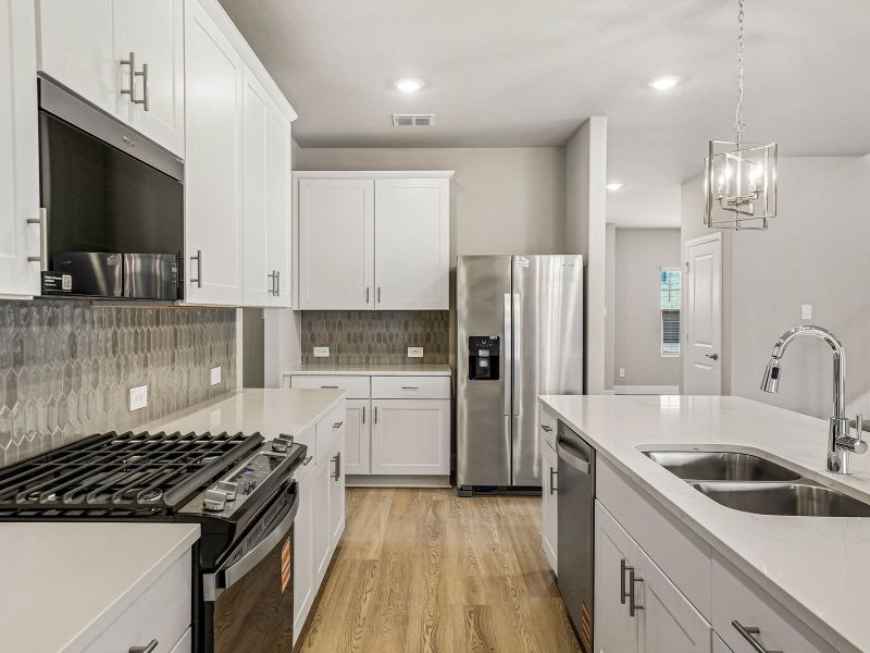 Furnished interior view inside a new home in Eastridge - Signature Series, McKinney (Image 7).