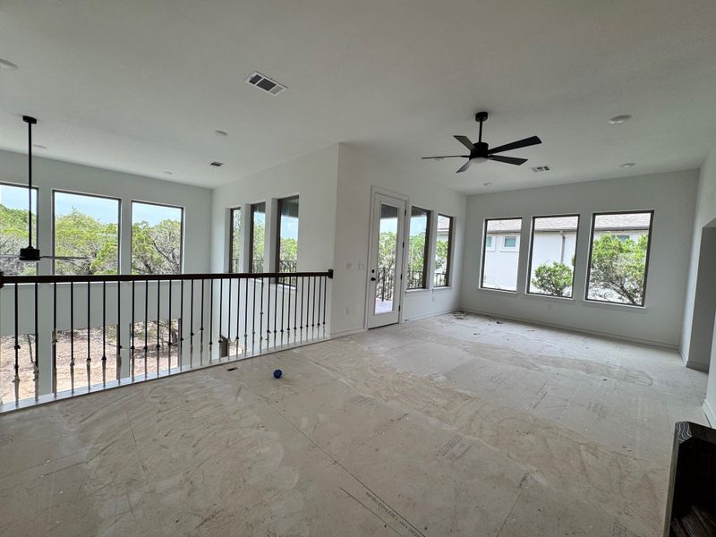 Spacious, unfurnished interior of a new home in The Hollows Sanctuary - 85', Jonestown (Image 21). Spacious, unfurnished interior of a new home in The Hollows Sanctuary - 85', Jonestown (Image 21).