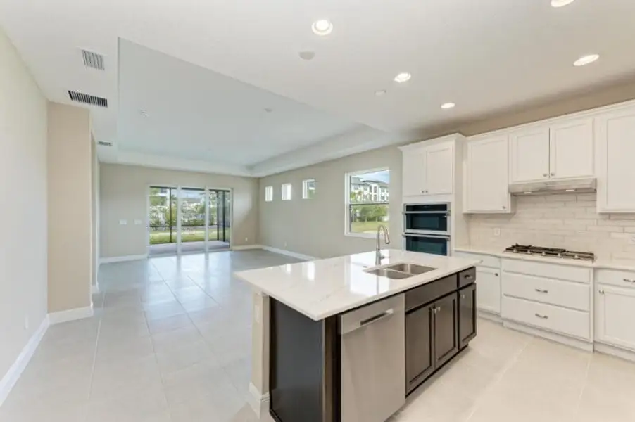 Furnished interior view inside a new home in Reflection Villas at Watercolor Place, Bradenton (Image 3).