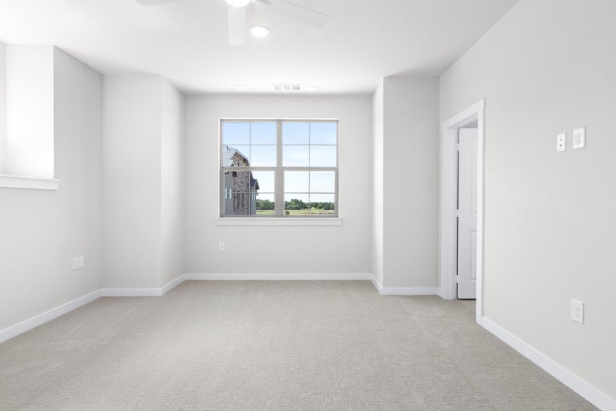 Spacious, unfurnished interior of a new home in The Tribute, The Colony (Image 25). Spacious, unfurnished interior of a new home in The Tribute, The Colony (Image 25).