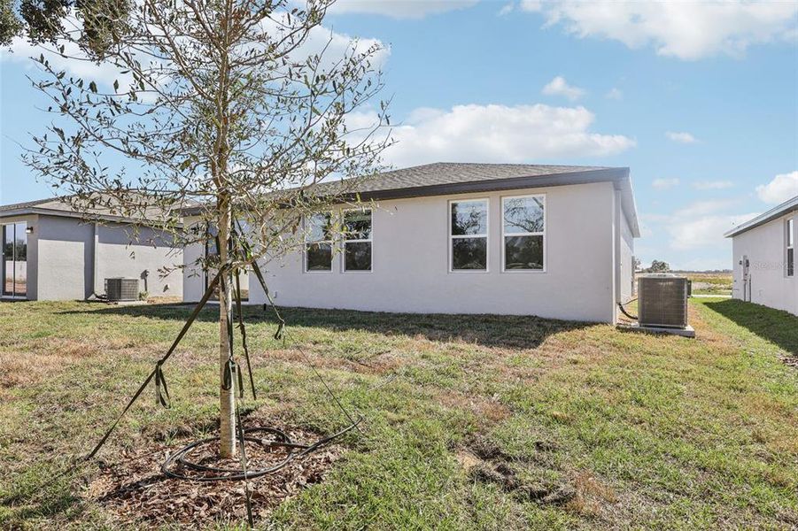 Exterior details and patio area of a home in Bradbury Creek - Signature Series, Haines City (Image 20).