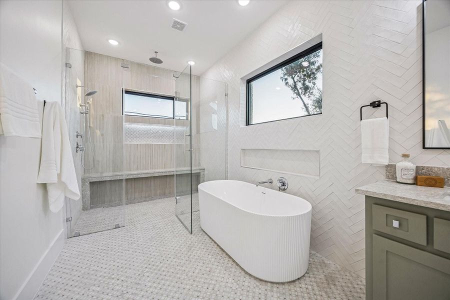 Furnished interior view inside a new home in , Houston (Image 15).