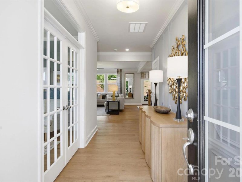 Furnished interior view inside a new home in Enclave at Belmont, Belmont (Image 4).