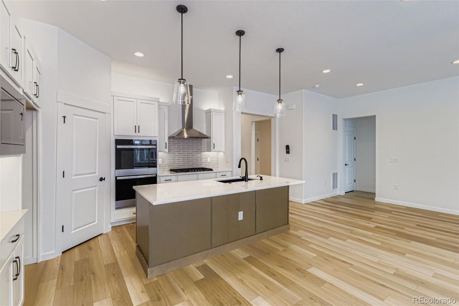 Furnished interior view inside a new home in Hilltop 55+ at Inspiration 55s, Aurora (Image 10).