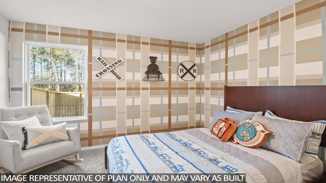 Furnished interior view inside a new home in Chapel Lakes, Montgomery (Image 15).