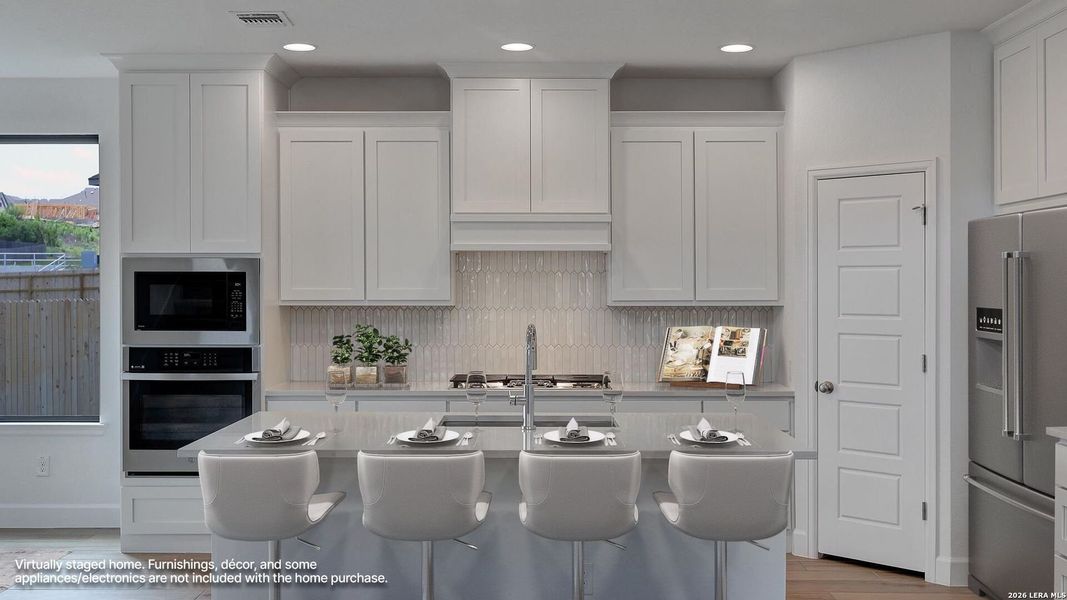 Furnished interior view inside a new home in Ladera, San Antonio (Image 6).
