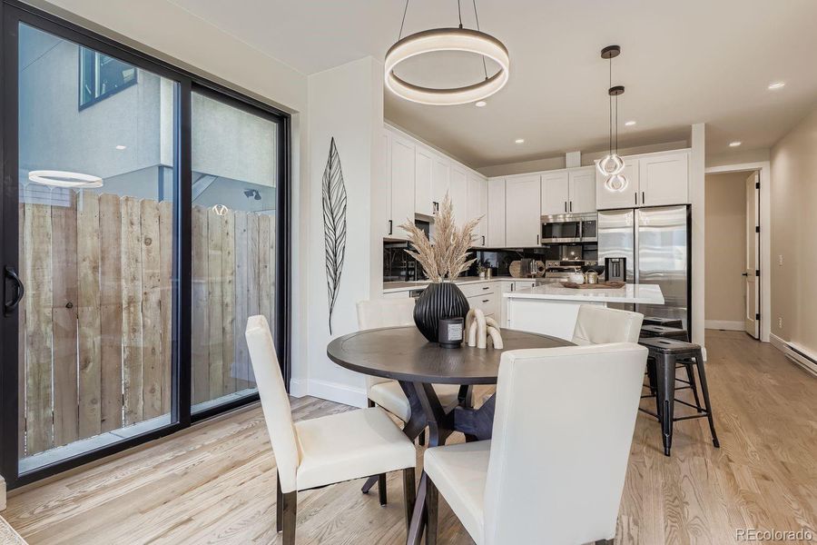 Furnished interior view inside a new home in , Denver (Image 9).