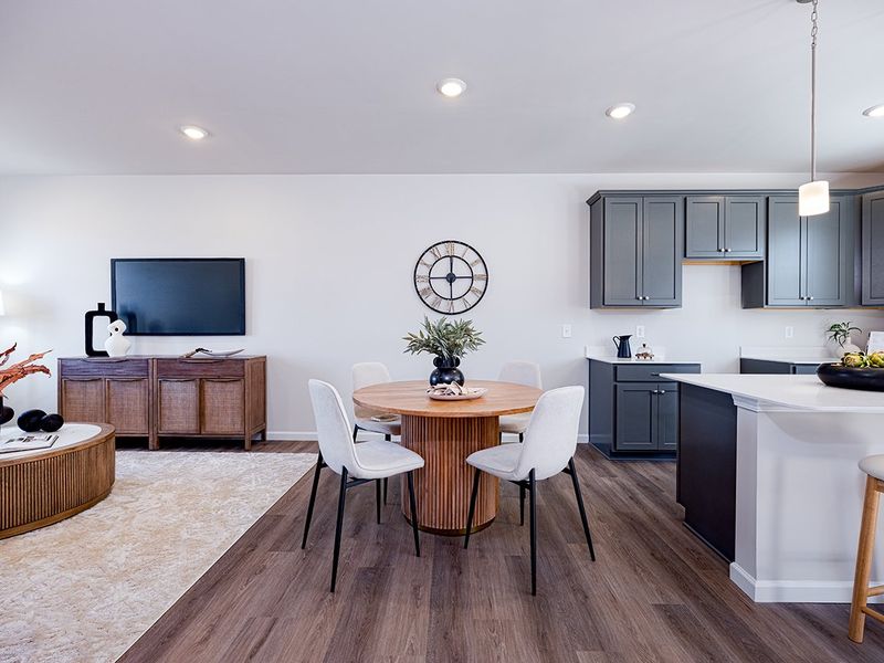 Representative furnished interior of a home built from the Watkins by Brookline Homes in The Crossing at Cramerton Mills, Gastonia (Image 6).