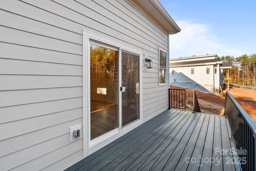 Exterior details and patio area of a home in , Hickory (Image 31).