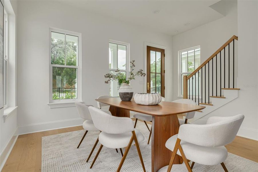 Furnished interior view inside a new home in , St. Petersburg (Image 17).
